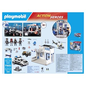 Poste de police et vehicules