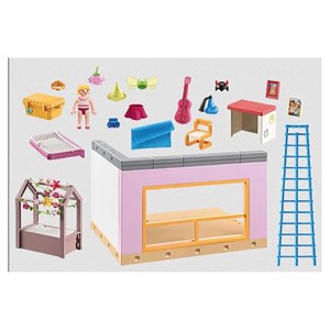 Chambre d'enfant avec lit cabane