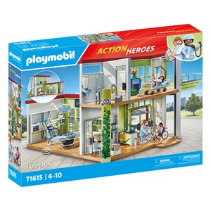 Hôpital aménagé avec toit végétal