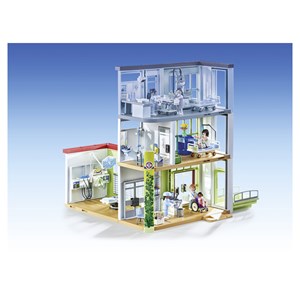 Hôpital aménagé avec toit végétal