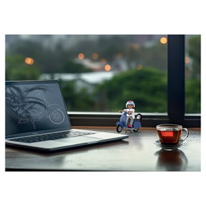 Vespa 150 sprint veloce bleu