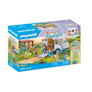 Van pour cheval et poneys avec enclos