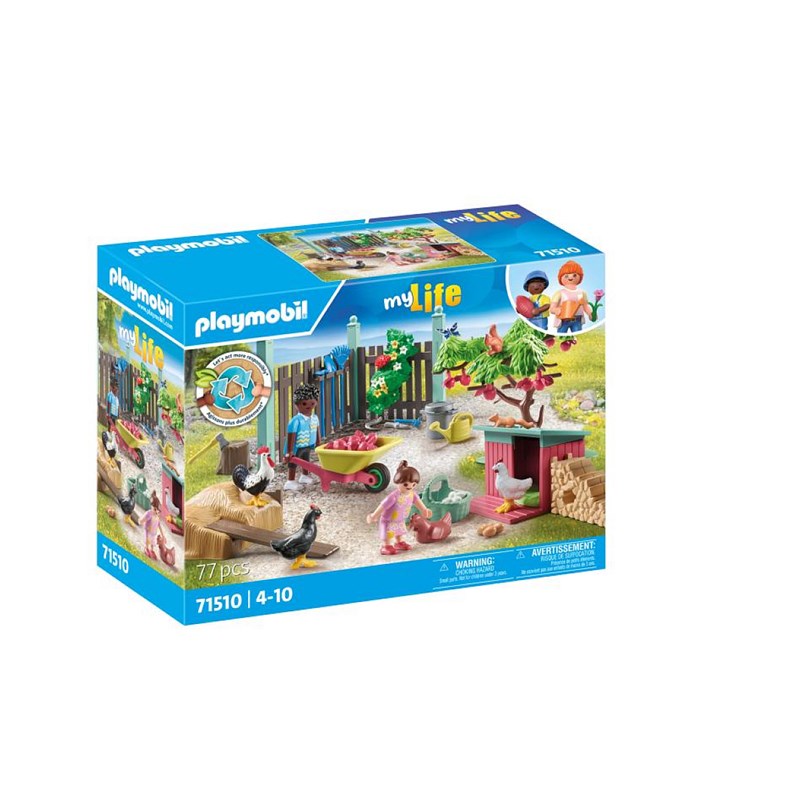 Poulailler et jardin