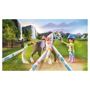 Cavaliere avec criniere à colorier