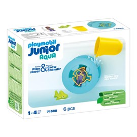 Roue aquatique avec bébé requin