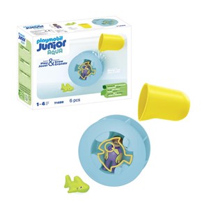 Roue aquatique avec bébé requin