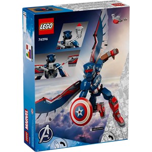 Lego marvel - figurine captain america - 76296