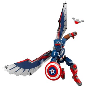 Lego marvel - figurine captain america - 76296
