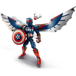 Lego marvel - figurine captain america - 76296
