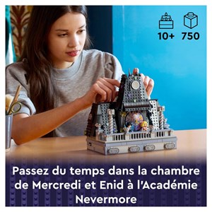 Lego wednesday chambre mercredi et enid