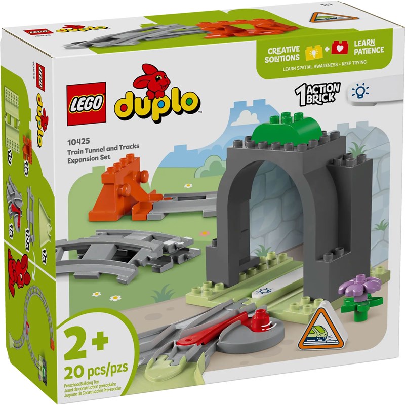 Lego duplo - extension rails & tunnel - 10425
