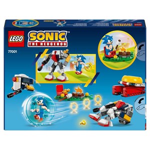 Lego sonic conflit feu de camp de sonic