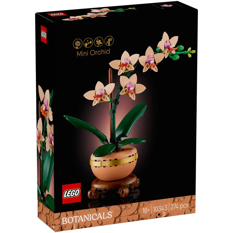 Lego botanicals - orchidée miniature - 10343