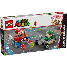 Lego sm - mario kart - bébé mario vs luigi - 72034