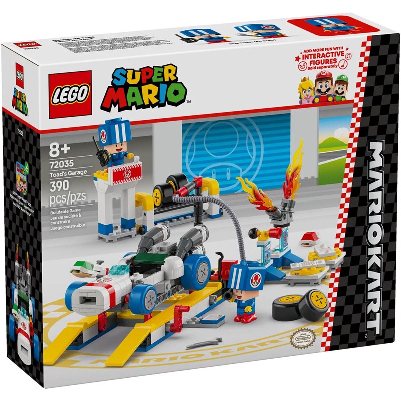 Lego sm - mario kart - garage toad - 72035