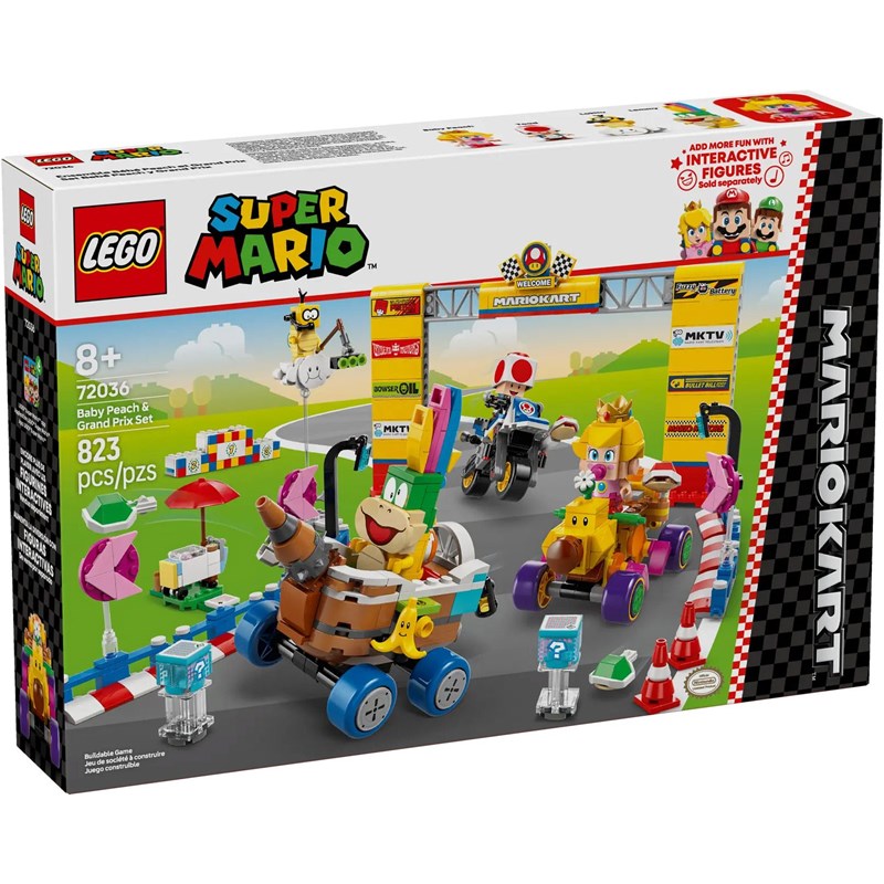Lego sm - mario kart - bébé peach - 72036