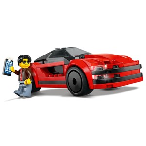 Lego city - voiture de sport rouge - 60448