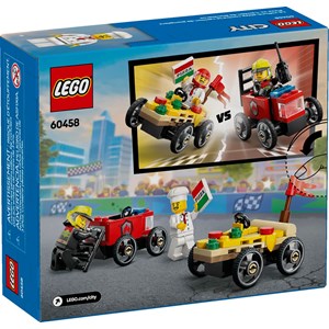 Lego city - pack bolides course - 60458