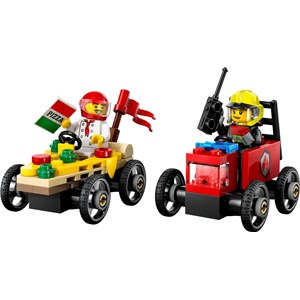 Lego city - pack bolides course - 60458