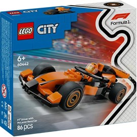 Lego city - mclaren f1 avec pilote - 60442