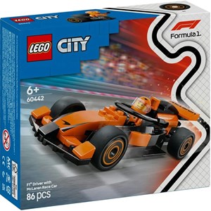 Lego city - mclaren f1 avec pilote - 60442