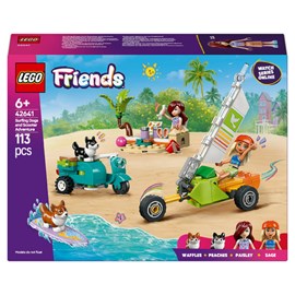 Lego chiens surfeurs aventures scooter