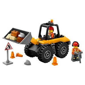 Lego city la chargeuse de chantier jaune