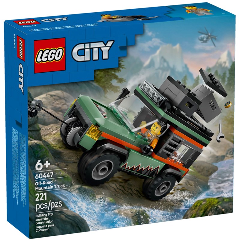 Lego city - camion 4x4 tout-terrain - 60447