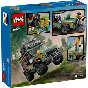 Lego city - camion 4x4 tout-terrain - 60447