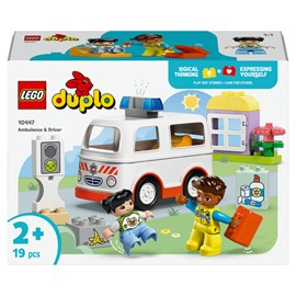 Lego l'ambulance et le chauffeur