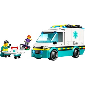 Lego city - ambulance de secours - 60451