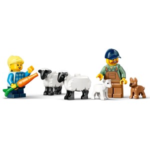 Lego city - tracteur agricole rouge - 60461