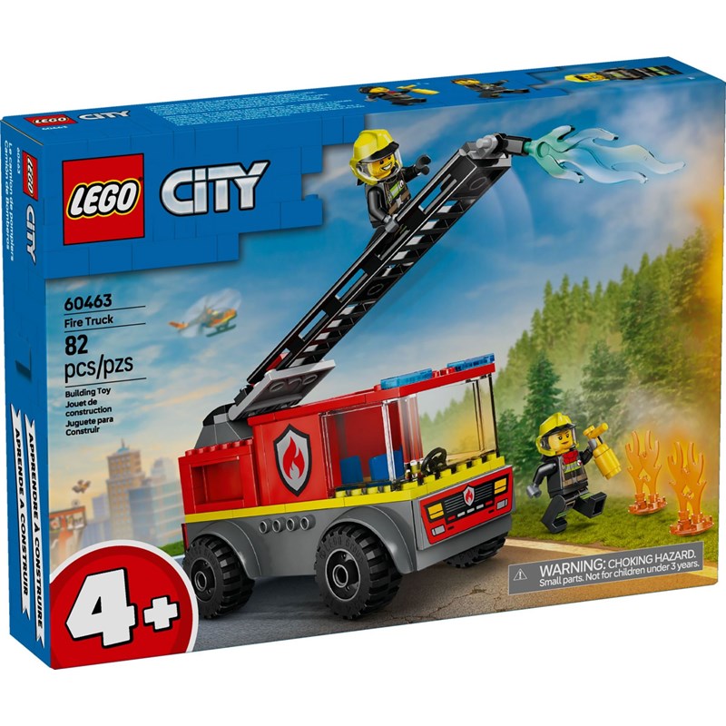 Lego city - camion pompiers échelle - 60463
