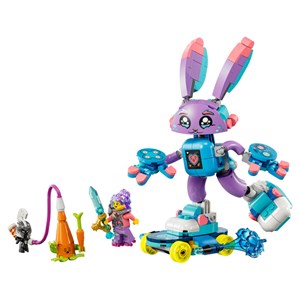 Lego izzie et bunchurro le lapin joueur