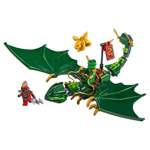 Lego le dragon vert de la forêt de lloyd