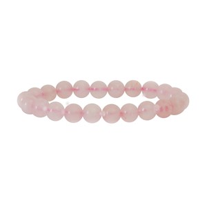 Bracelet pierre naturelle - quartz rose