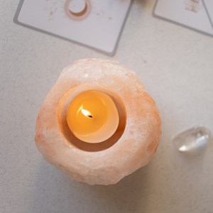 Bougeoir en sel himalaya naturel 500g