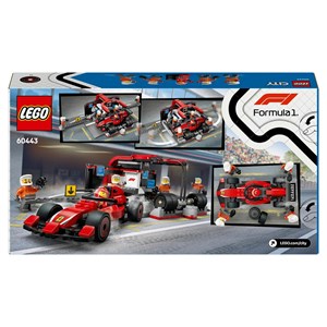 Lego f1 pit stopvoiture de sport ferrari