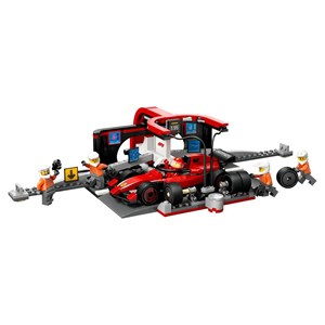 Lego f1 pit stopvoiture de sport ferrari