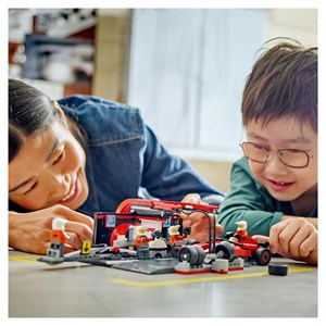 Lego f1 pit stopvoiture de sport ferrari