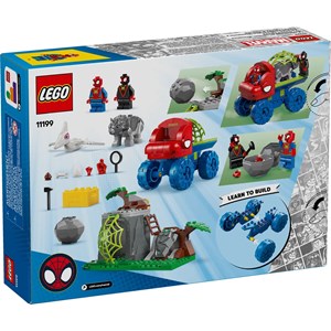 Lego marvel - sauvetage spidey dino-véhicule - 11199