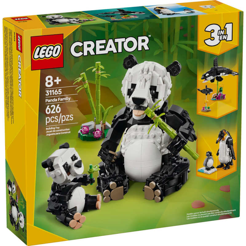 LEGO® Creator Creator - Animaux sauvages : la famille de pandas 31165