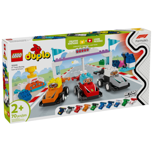 Lego - LEGO® DUPLO® Voitures de course et pilotes d'une écurie de F1 10445