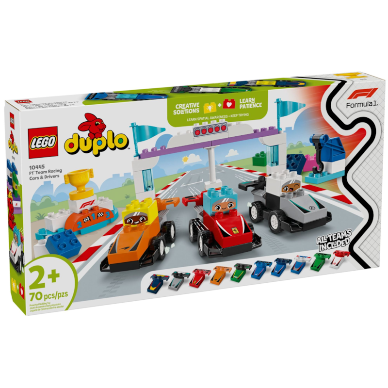 LEGO® DUPLO® Voitures de course et pilotes d'une écurie de F1 10445 (Lego) - Couverture