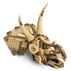 Lego jw - fossiles dinos : crâne tricératops - 76969