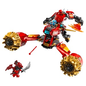 Lego la moto tempête du robot de kai