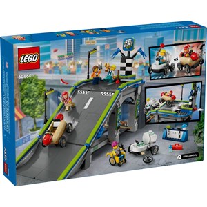 Lego city - zéro limite : rampe bolides - 60460