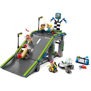 Lego city - zéro limite : rampe bolides - 60460
