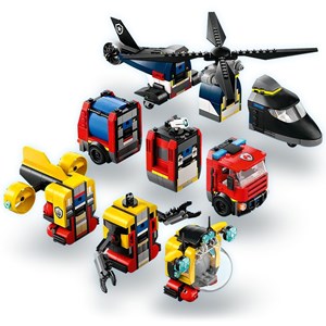 Lego city - hélico, camion & sous-marin - 60462
