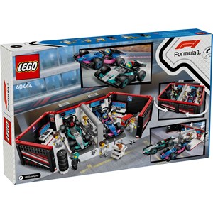 Lego city - garage f1 mercedes & alpine - 60444